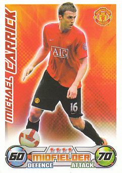 Michael Carrick Manchester United 2008/09 Topps Match Attax #190